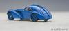 AUTOart Bugatti Type 57SC Atlantic 1938 Spoke Wheel Finished Product 50947 1/43 Blue/Wire