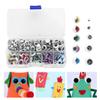 420pcs Plastic Box Included Wiggle Eyes Multi Purpose Googly Eyes Wiggle Googly Eyes  Scrapbooks