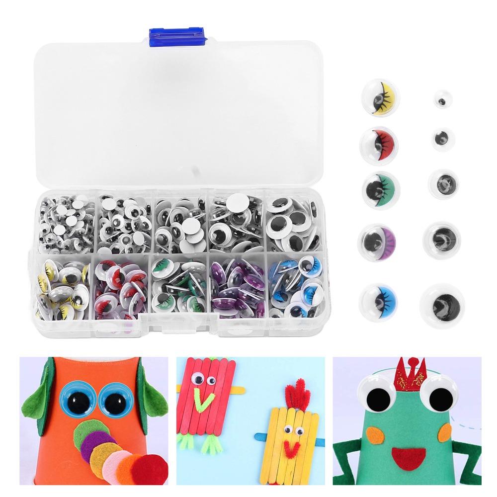 420pcs Plastic Box Included Wiggle Eyes Multi Purpose Googly Eyes Wiggle Googly Eyes  Scrapbooks