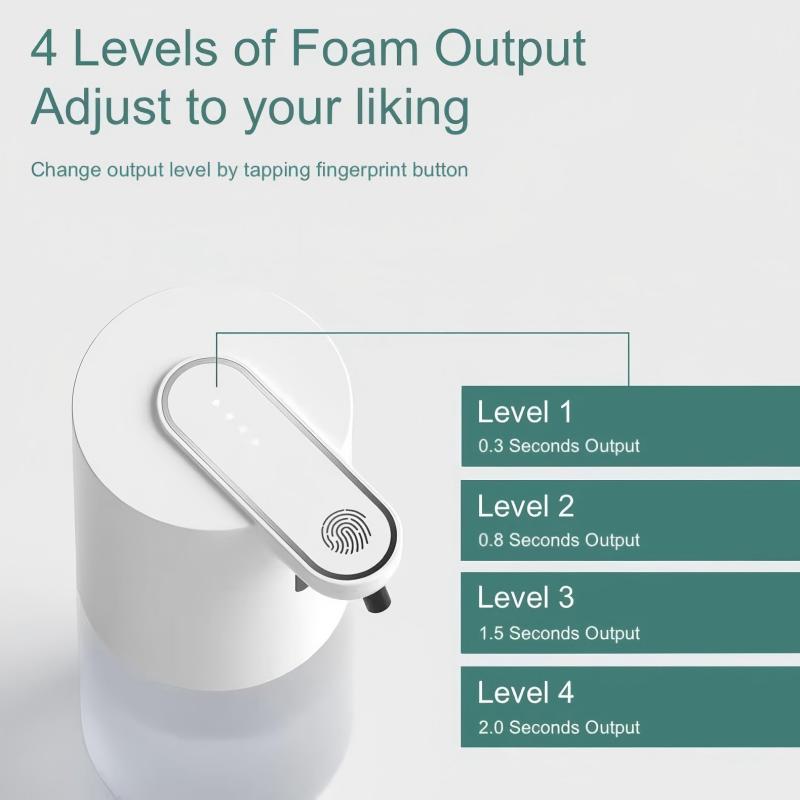 400ML IPX5 Wasserdicht Wandmontiert Berührungslos Händewaschen Desinfektionsmittel Maschine Intelligent Elektrisch Automatisch Sensor Seifenspender