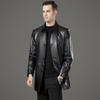 Men's Genuine Leather Coat Autumn and Winter High-end Fashion Business Casual Temperament Windproof Charm Genuine Leather Jacket