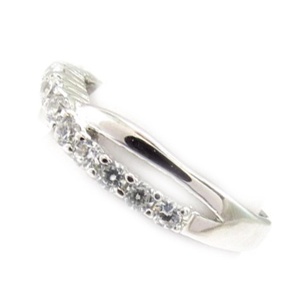 Silver Ring 'Goddess' White Silver (rhodium) - 5 Mm