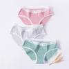 DULASI Cotton Bow Panties Women Underwear Striped Briefs Breathable for Girls Panty Lady Mid-Waist
