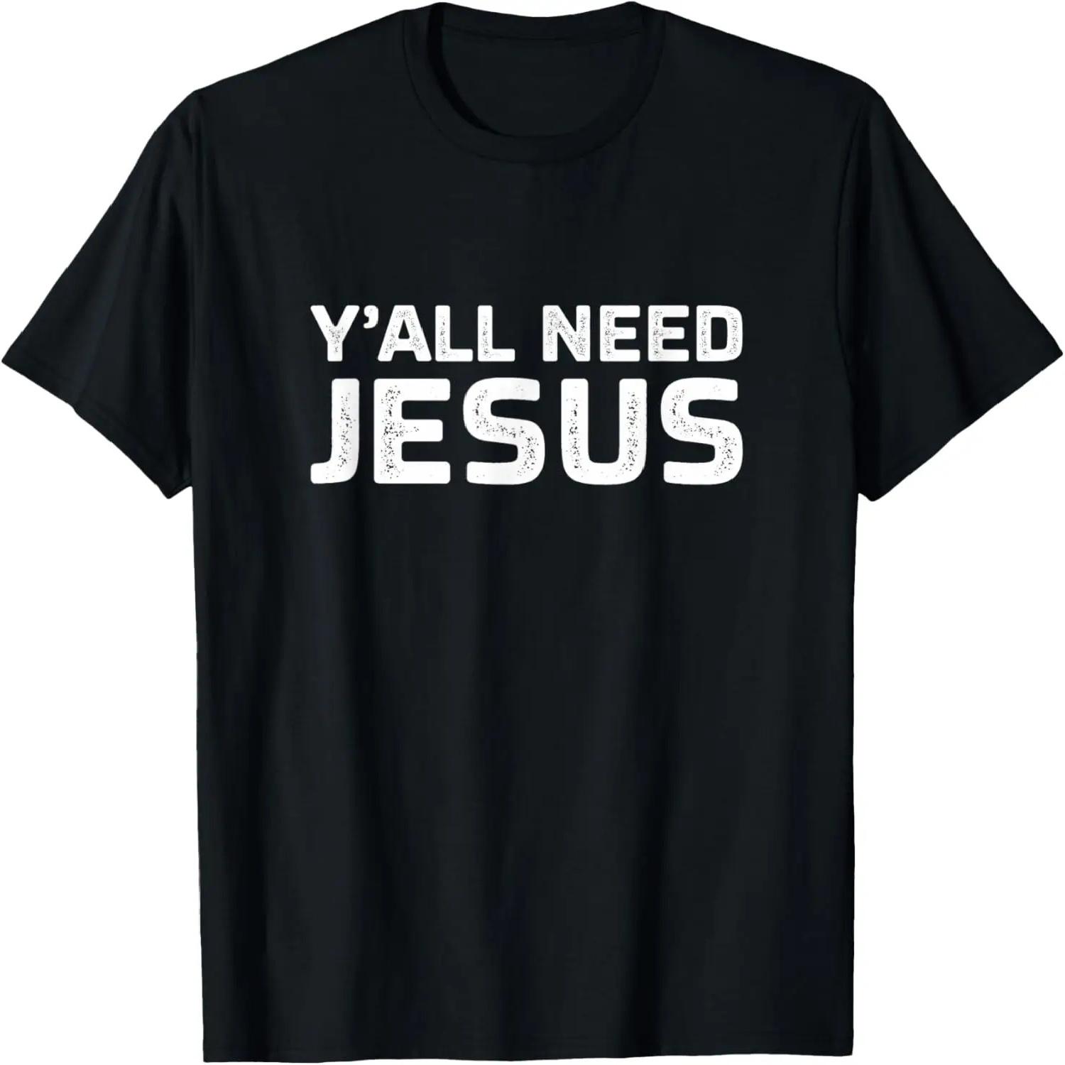 Y all Need Jesus - Vintage Style - T-Shirt S разноцветный