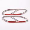 2pcs Car Accessories Exhaust Pipe Tail Cover Trim 304 Stainless Steel For Mercedes Benz S Class W222 2018-