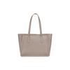 Longchamp Le Foulonné 34 Solid Color Leather Tote Bag Shopping Bag Shoulder Bag Women Tote Dove-Grey 10141021P55