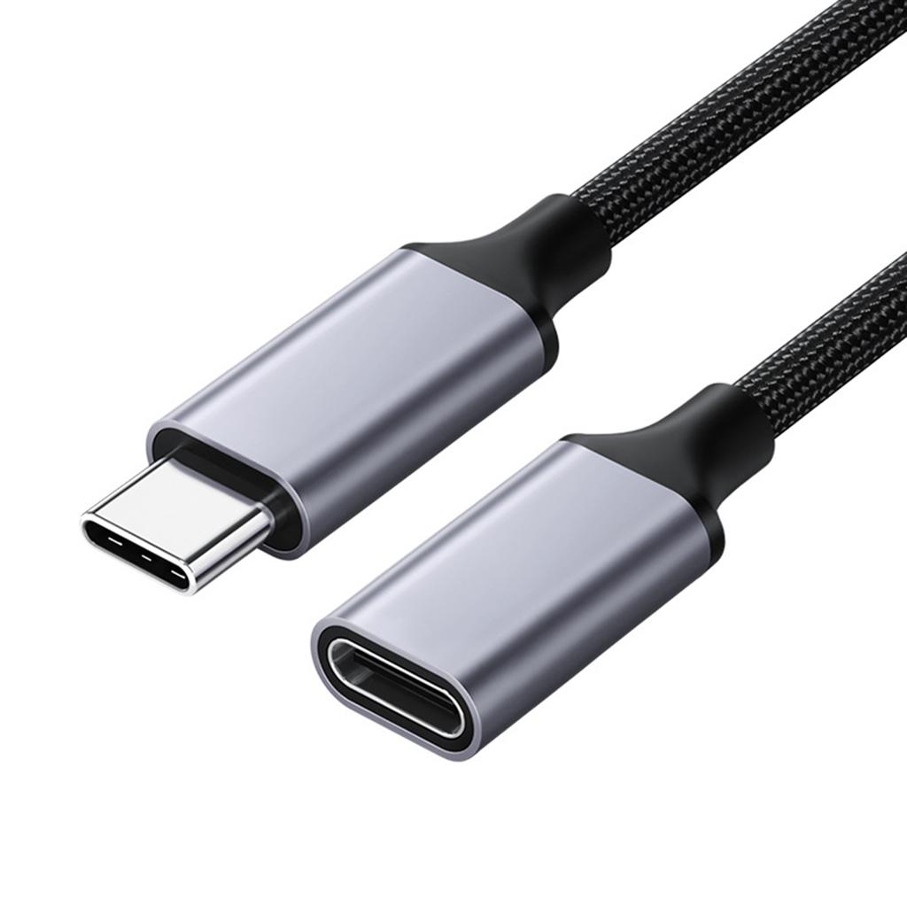 Fast Speed Type C Extension Cable Male to Female 100W Fast Charge 4K Output for Reliable Data Transfer and Charging