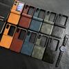 Retro Crazy Horse Pattern Suitable for OPPOFindN2Flip Mobile Phone Case Folding Samsung ZFlip7/6 Anti-Drop Case