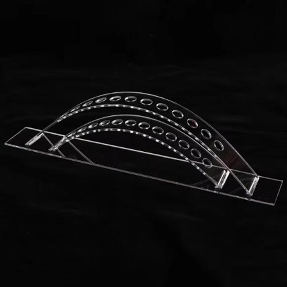 

12/24/36/48 Holes Acrylic Pen Holder Clear Stationery Display Stand Beauty 12 holes