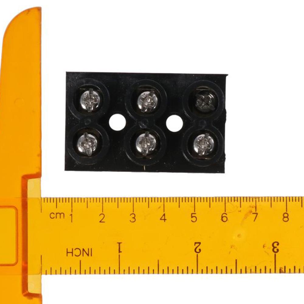 Dual Row Terminal Block 60A Screw Electric Barrier Strip Terminal Base   Electrical Engineering