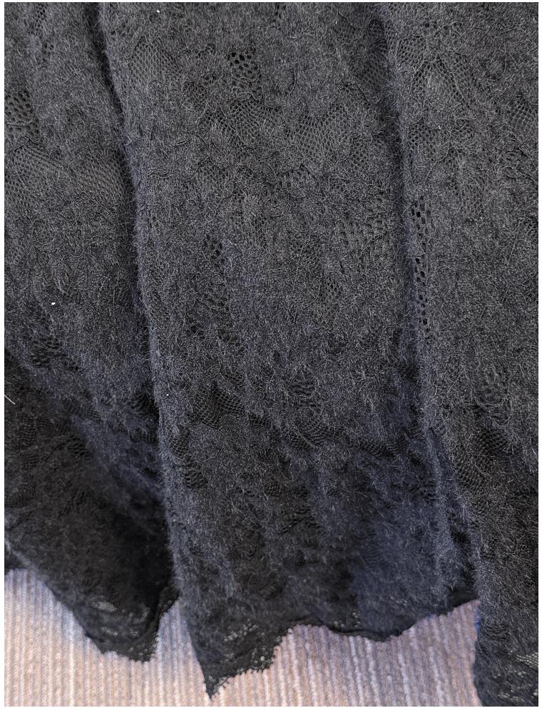 Plus Size Women's Deep V-Neck Lace-Up Dress (130-320 Jin) - Spring Fashion with Hollow Lace Design for fuller figures