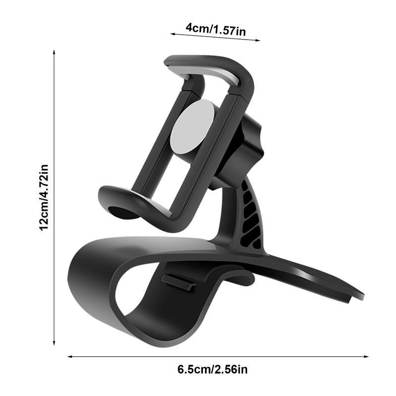 Cradle Car Phone Holder Dashboard Mount Stand Clamp 360 Degree Rotation Auto Clip Mount Stand For Car Accessories