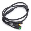 Waterproof 1T4 Electric Bike Cable Harness Gear Sensor Extension Cable for BAFANG BBS01BBS02 Mid