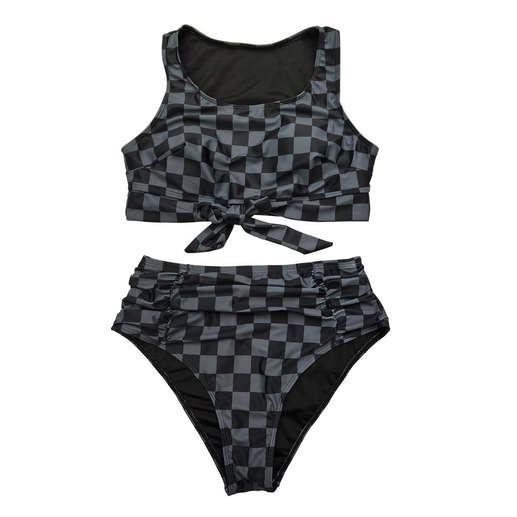 Women's Two-Piece Bikini Set Plus Size Split Swimsuit
