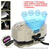 High Power LED Headlamp USB C Rechargeable Headlight 18650 Waterproof Head Lamp Cap Work Light Blue Red Flashing Emergency Light