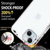 Protective Case for iPhone 16 - BOOLING - Transparent - Shockproof - Anti-Scratch - Slim
