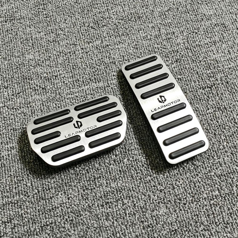 For Leapmotor S01/C10/C16/C01/T03/B10/B01/B05/Lafa5/B03X Accelerator Brake Pedals Protective Cover Aluminum Alloy Wear-Resistant