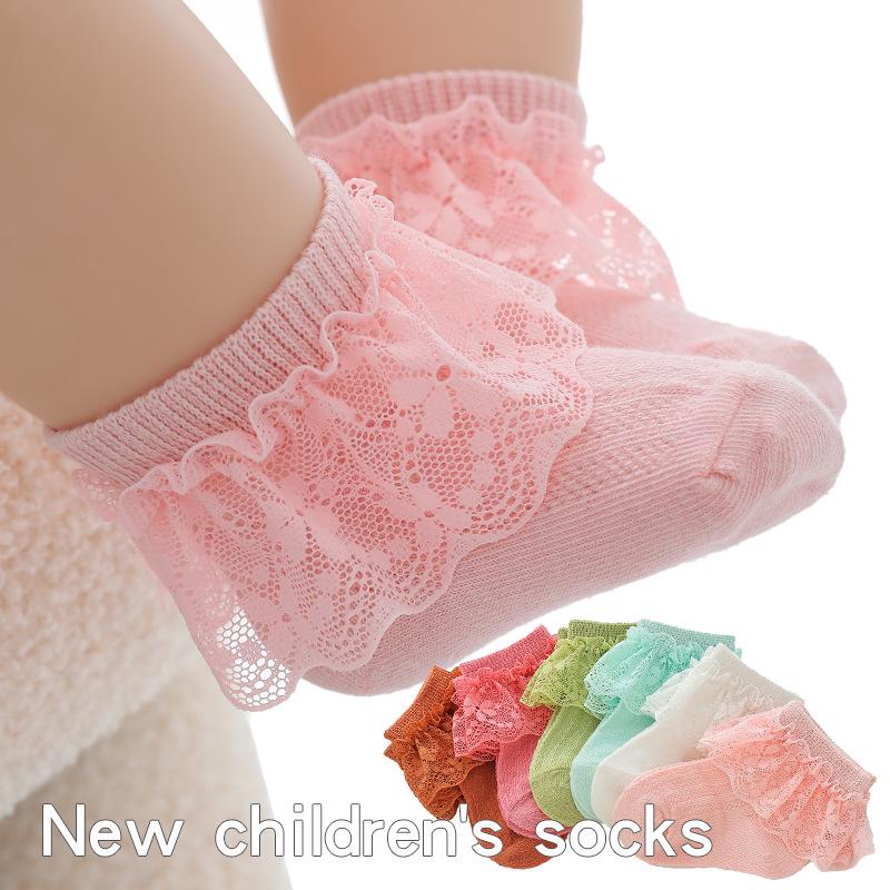 Summer Lace Mesh Socks for Girls - Thin Princess Style