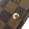 Used LOUIS VUITTON Key Holder  Multicles4 N62631 Damier Brown Brown 4 Hooks