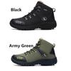 38-46 Men's Winter New Large Size Plus Velvet High Side Hiking Shoes Men's Hiking Shoes Cotton Shoes