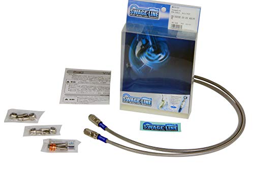 

SWAGE LINE Front Brake Hose Kit Stainless Steel Clear Hose CB750FA/FB 80-81