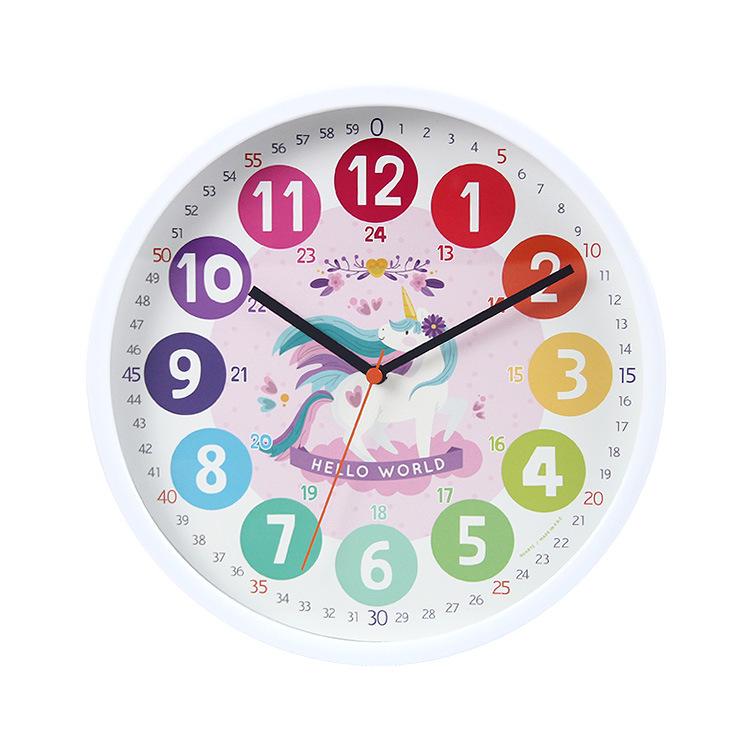 10-Inch Children s Educational Silent Wall Clock - Teaching & Learning Toy