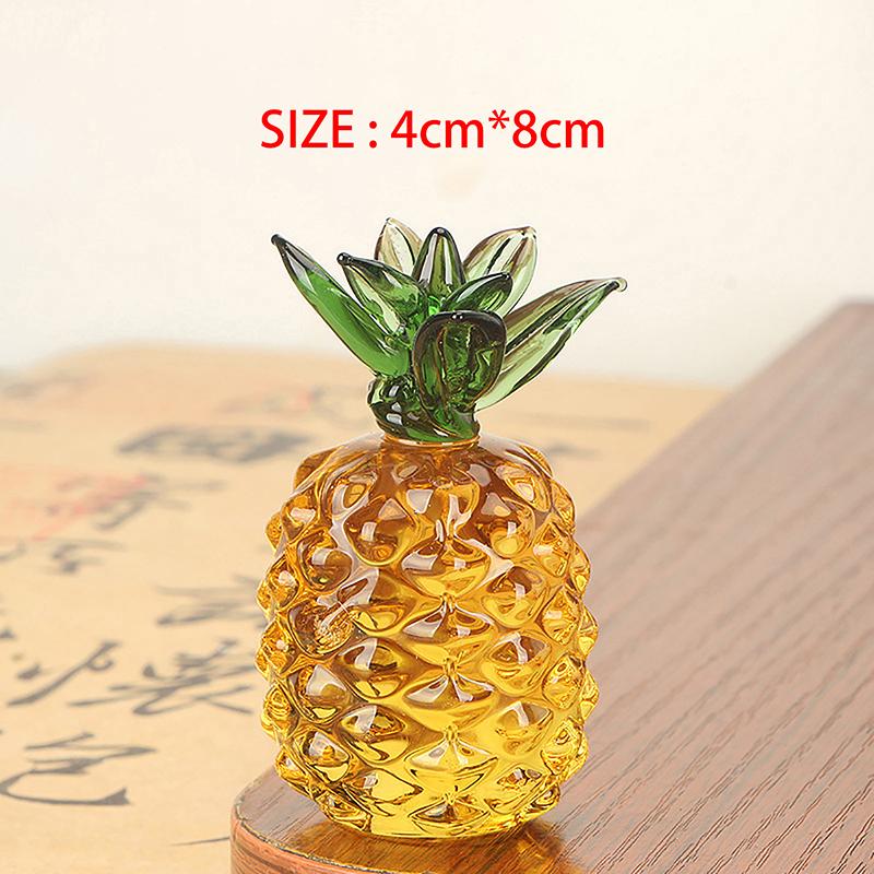 Crystal Fruit Decorations Peach Grape Persimmon Ornaments for Bedroom Living Room Office Unique Gift