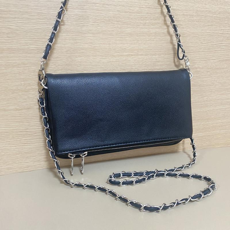 Crossbody Vintage Ladies Shoulder Bag With Chain In Pu Material For Daily Use