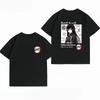 Summer Bandai Demon Slayer Casual Short‑Sleeve T‑Shirt With Kamado Tanjiro Print Graphic Women And Men T-Shirt