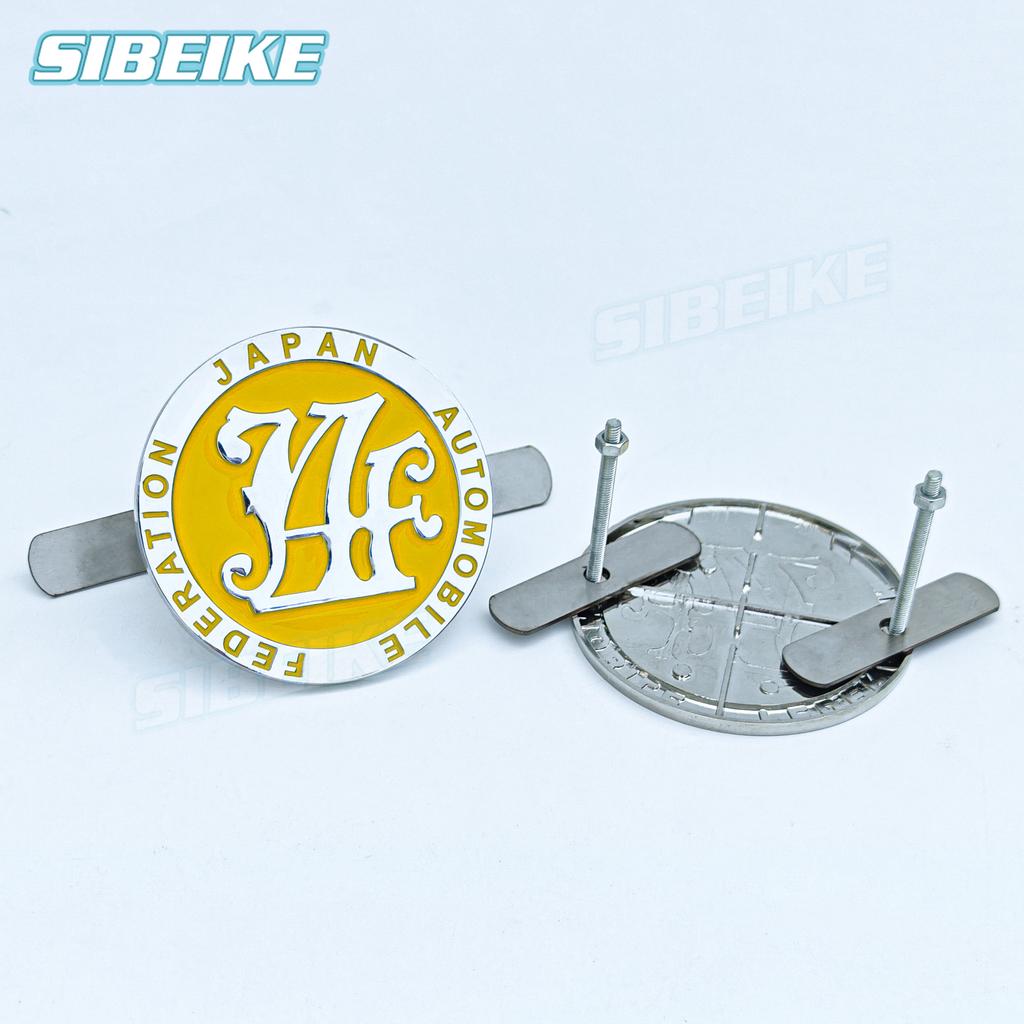 Accessories Car 3D Metal Decals Sticker Emblem Japan Automobile Federation Car Front Grill Badge Emblem