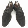 EMLING suede leather Goodyear welt plain toe 26.5 brown dress business shoes(USED)
