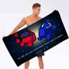 Hot Game A-among U-us Beach Towel Colorful Bath Towels for Girl Microfiber Quick Dry Custom Sand Free Beach Yoga Spa Gym Pool