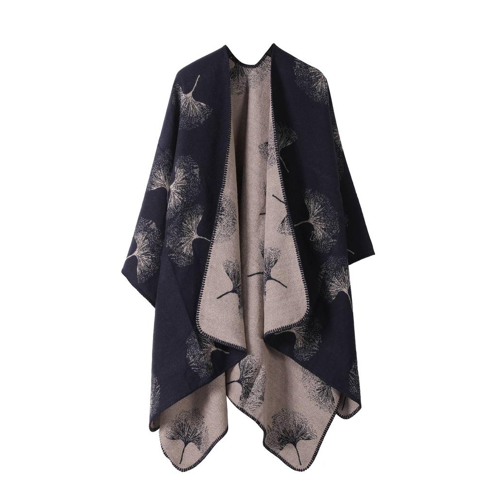 Ladies' Fashionable Knitted Shawl , High-end Travel Wear , Imitation Cashmere Cloak
