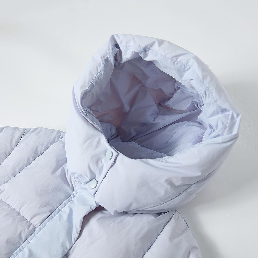 Girls' Hooded Down Jacket - Winter Warm Casual Jacket