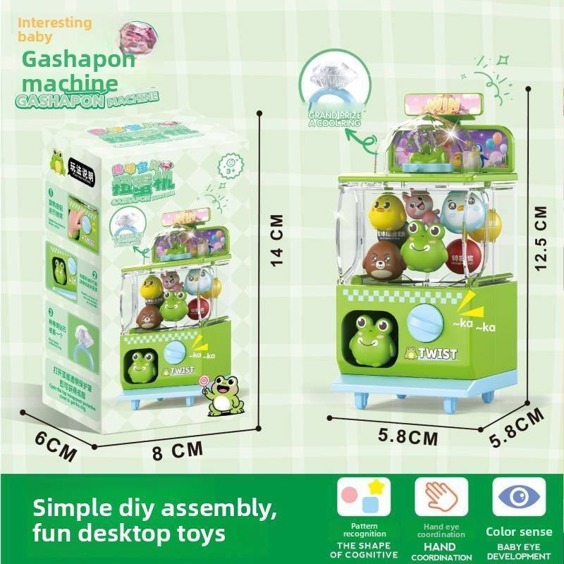 Mini Capsule Vending Machine Toy For Kids Plastic Collectible Gacha Capsule Fun Gift