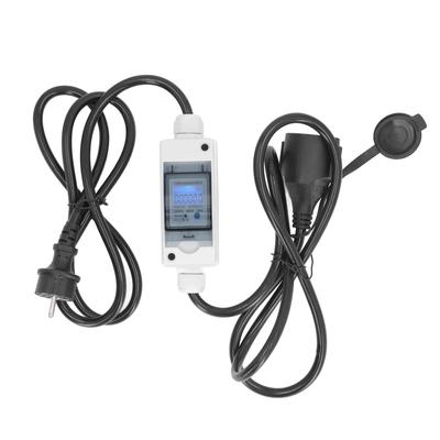 Mobiler digitaler Stromzähler IP65 wasserdicht tragbar LCD-Anzeige Stromverbrauchsmonitor