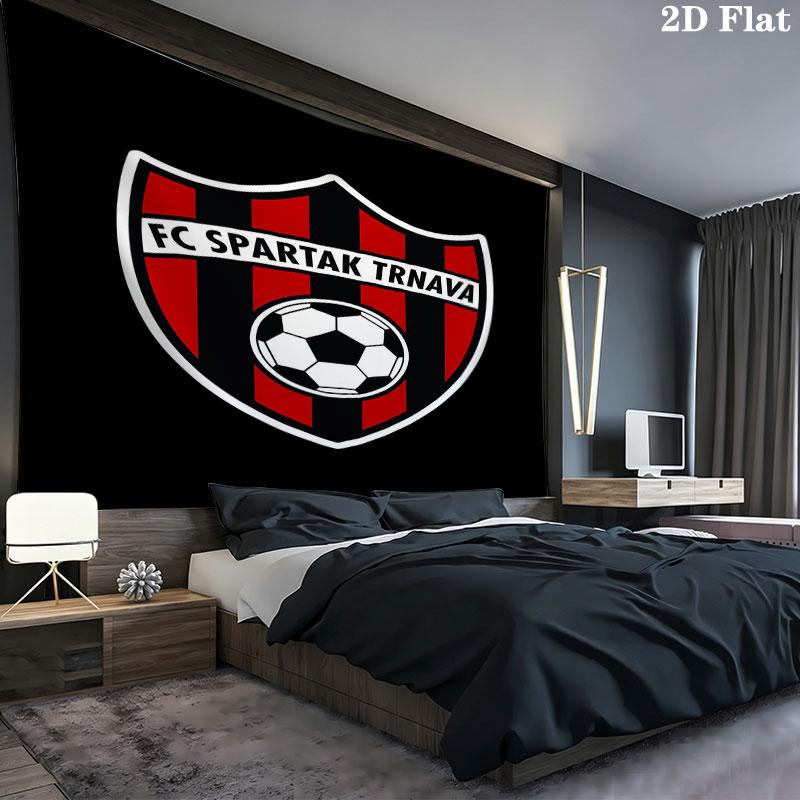 FC Spartak Trnava Wall Tapestry Aesthetic Wall Hanging Printed Fabric Blanket Decorative Tapestries for Bedroom Living Room Home Decor