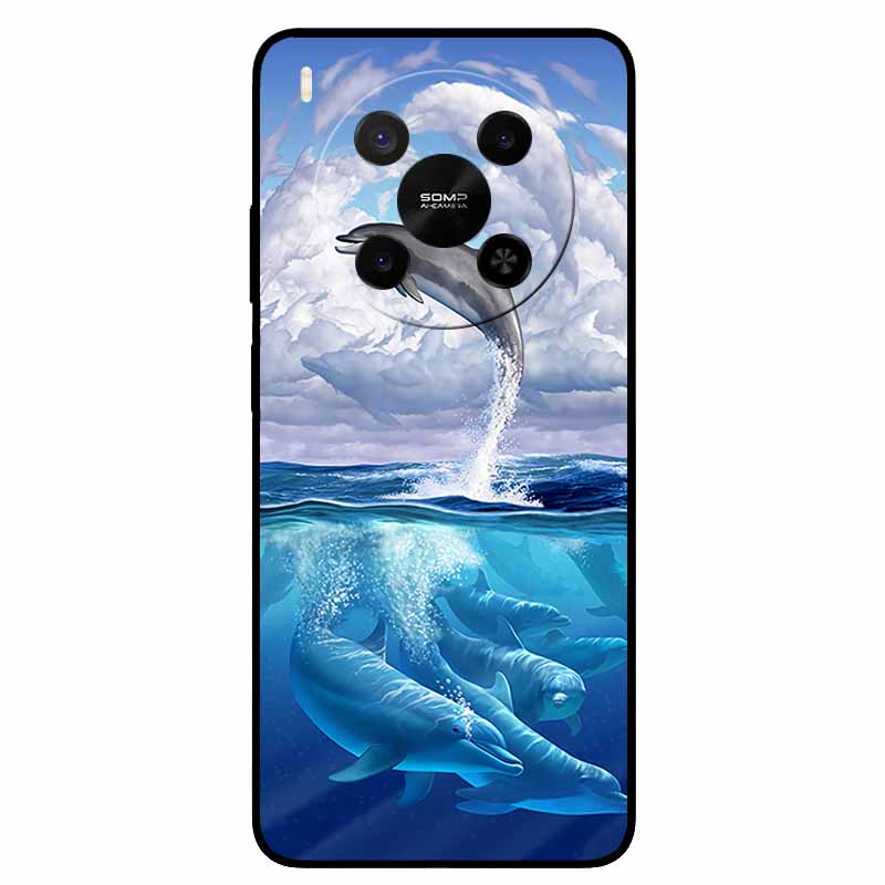 Cover For ZTE Blade V70 Max / Nubia V70 Max Black TPU Silicone Back Cover Animal Covers For ZTE Blade V70 Max Case For V70 Max