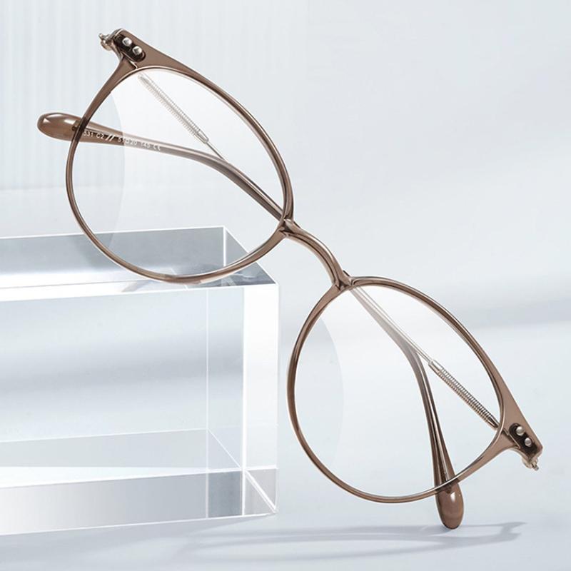 Модные модные круглые очки для чтения — фото 4