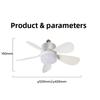 with E27 Base E27 Screw Ceiling Fan Light Mute Design 3 Color Lights Fan  Home Decor