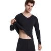 Hengyuanxiang Men's Double-Sided Brushed Thermal Underwear Set