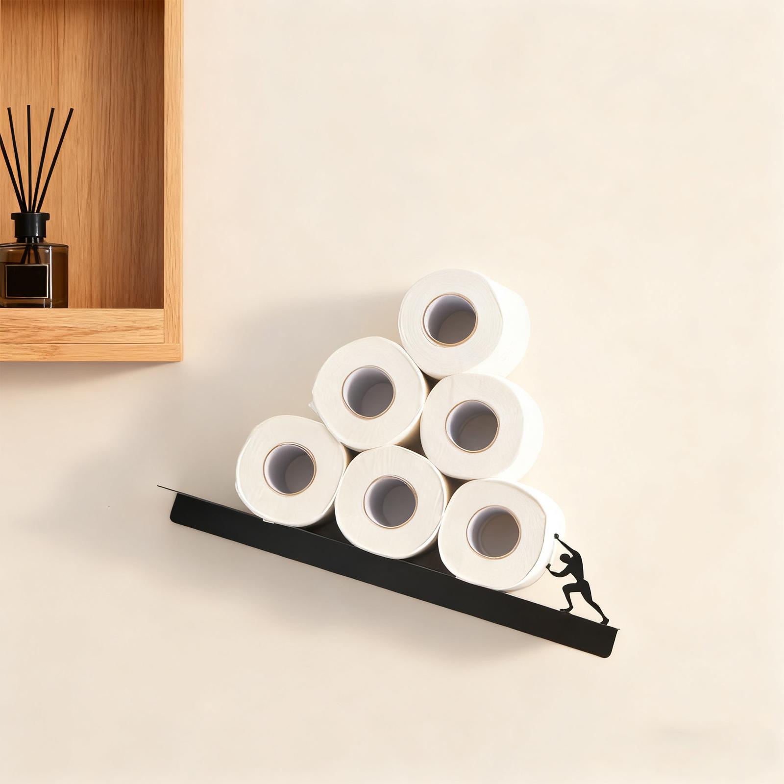 

Wall Mounted Design, Saving Bathroom Space One Size чёрный