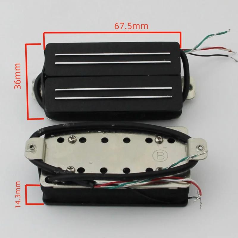 A Set Of High Power Guitar 67 String Pickup Humbucker Pickup Black