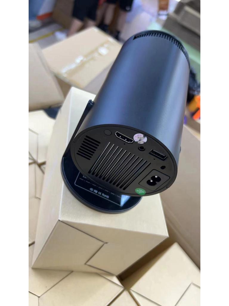HY300Pro Smart Outdoor & Home Mini Projector with 180° Bubble Tube