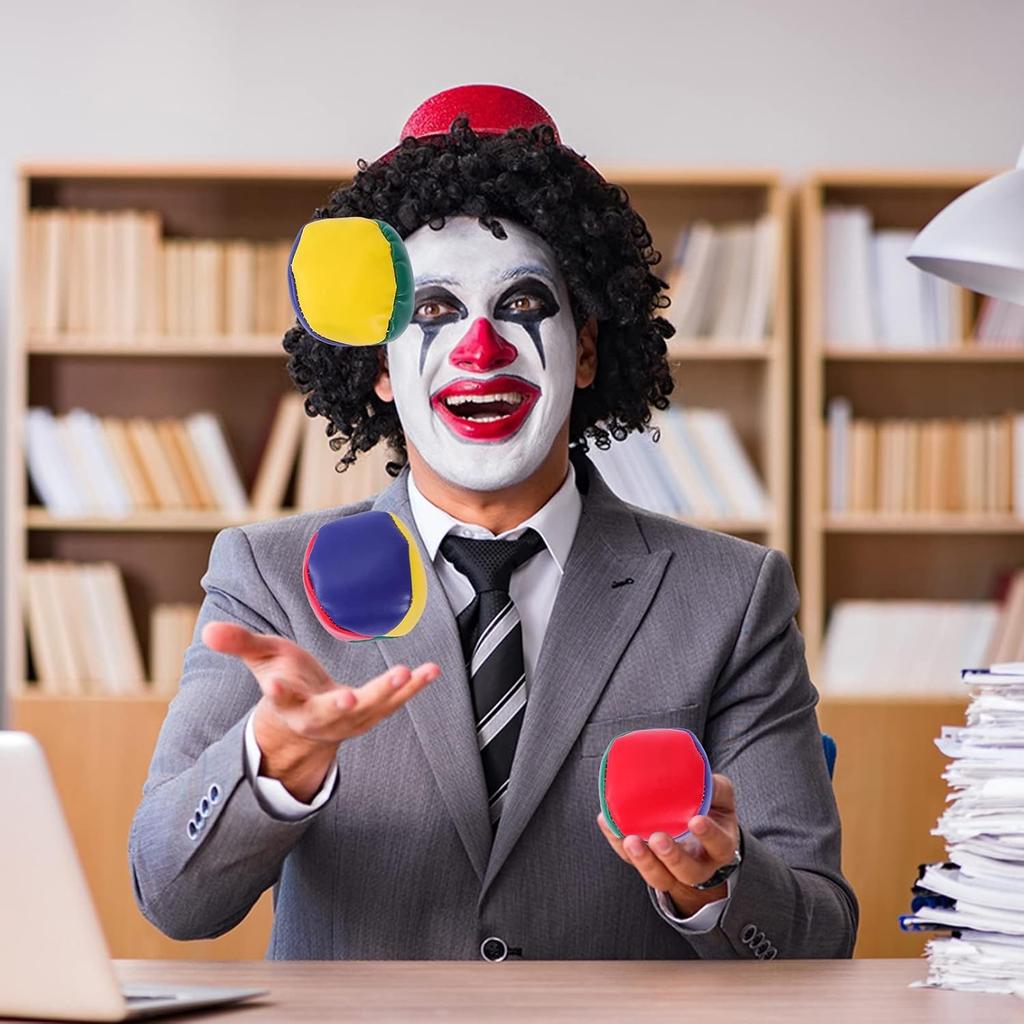 6 Pcs Juggling Balls For Beginners Plush Juggle Sphere Kit Easy-To-Handle Small Juggling Balls Perfect For Fun And Stress Ease