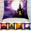 Printing Halloween  Cushion Cover Castle Bat Pattern Halloween Pumpkin Pillowcase   Couch