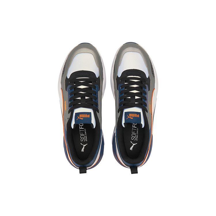 Puma X-Ray 2 Square Pack Fabric Synthetic Leather Round Toe Lace-Up Shock Absorbing Wear-Resistant Breathable Low-Top Casual Shoes 374121-05