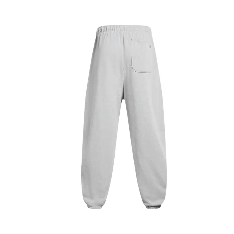 Under Armour Icon Hwt Terry Letter Print Casual Pants Men Light-Gray 1386551-011