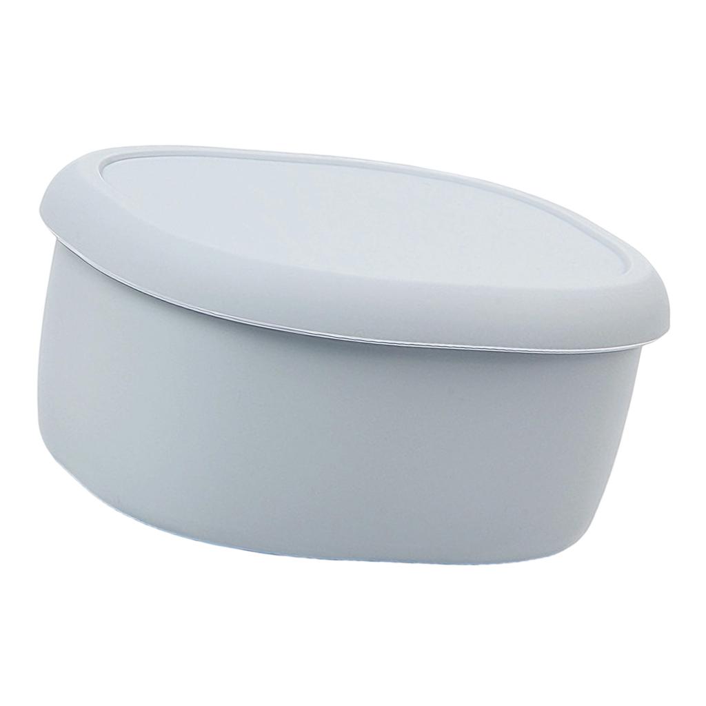 Portable Silicone Bentos Box Microwave Safe Easy To Carry Leak Proof For Commuting Student And Office Worker