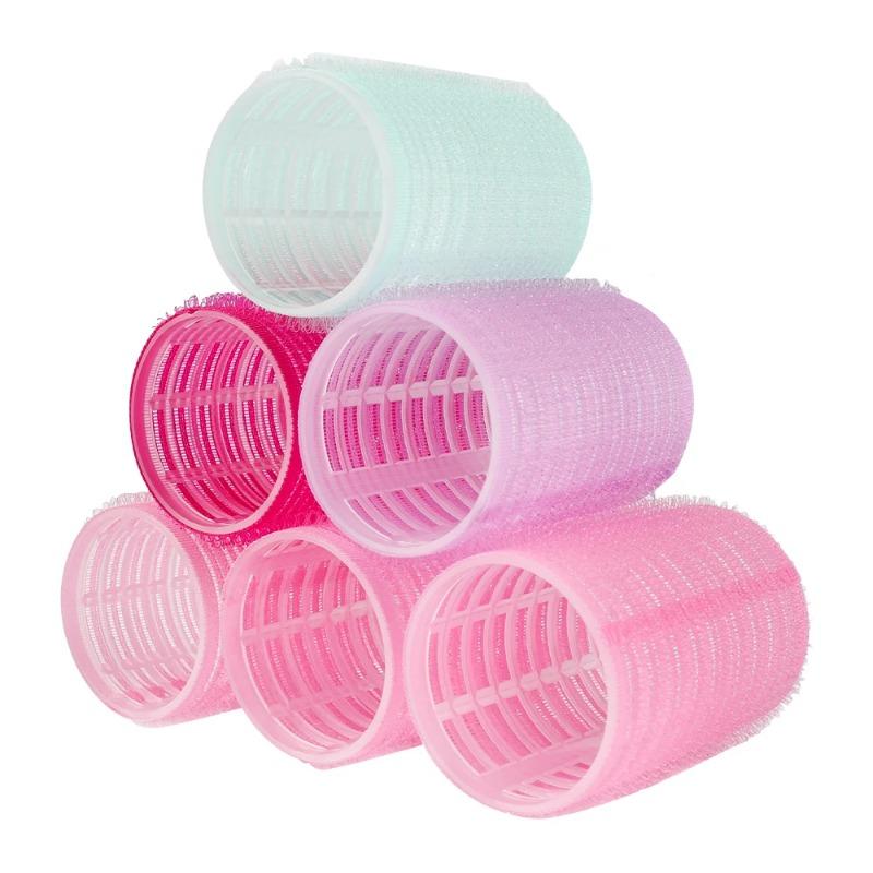 1/3/6Pcs Plastic Hair Rollers Hairdressing Self-adhesive Bangs Roll Home Use DIY Magic Hair Styling Roller Curlers Beauty Tools
